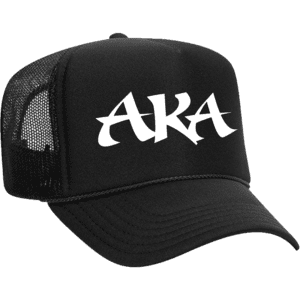 AKA Black Trucker Hat